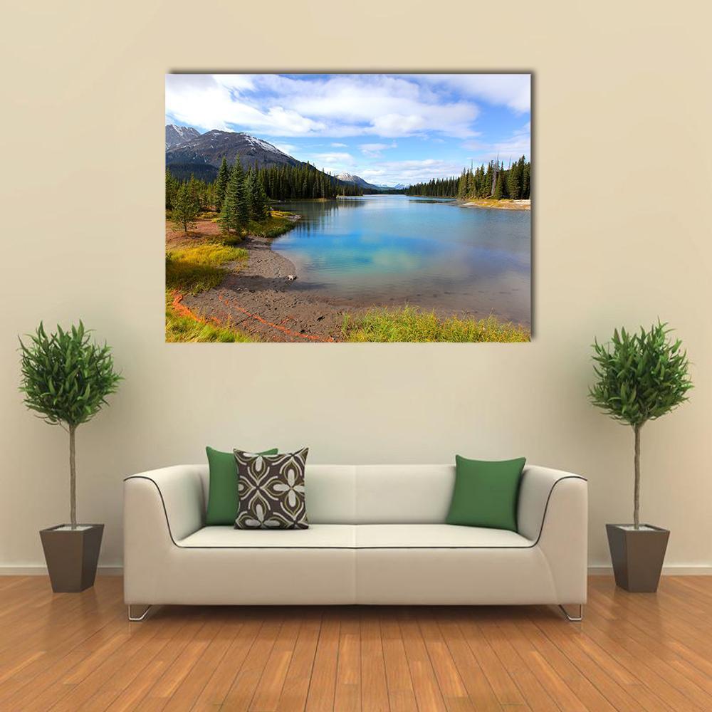 View Of Porcupine Creek In Banff National Park Canvas Wall Art-1 Piece-Gallery Wrap-48" x 32"-Tiaracle