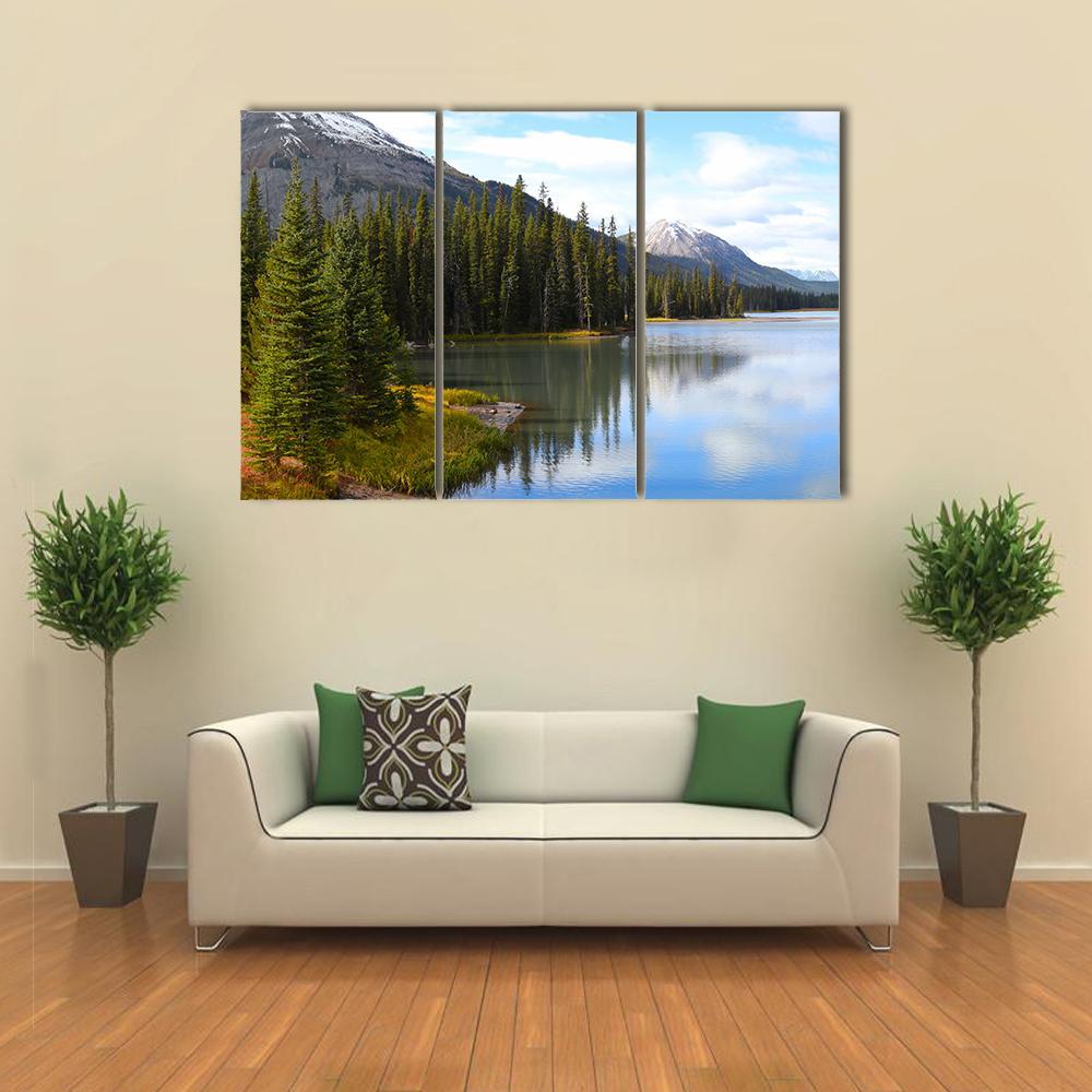View Of Porcupine Creek Canvas Wall Art-3 Horizontal-Gallery Wrap-37" x 24"-Tiaracle