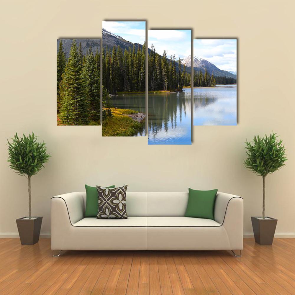 View Of Porcupine Creek Canvas Wall Art-4 Pop-Gallery Wrap-50" x 32"-Tiaracle