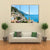 View Of Positano Town On The Amalfi Coast Canvas Wall Art-3 Horizontal-Gallery Wrap-37" x 24"-Tiaracle