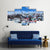 View Of Reykjavik City InIceland Canvas Wall Art-1 Piece-Gallery Wrap-48" x 32"-Tiaracle