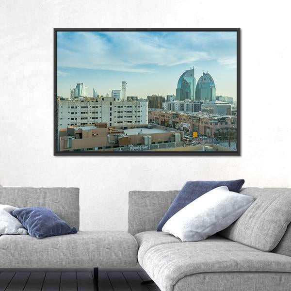 View Of Riyadh Saudi Arabia Panoramic Canvas Wall Art-1 Piece-36" x 12"-Tiaracle