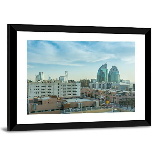 View Of Riyadh Saudi Arabia Panoramic Canvas Wall Art-1 Piece-36" x 12"-Tiaracle