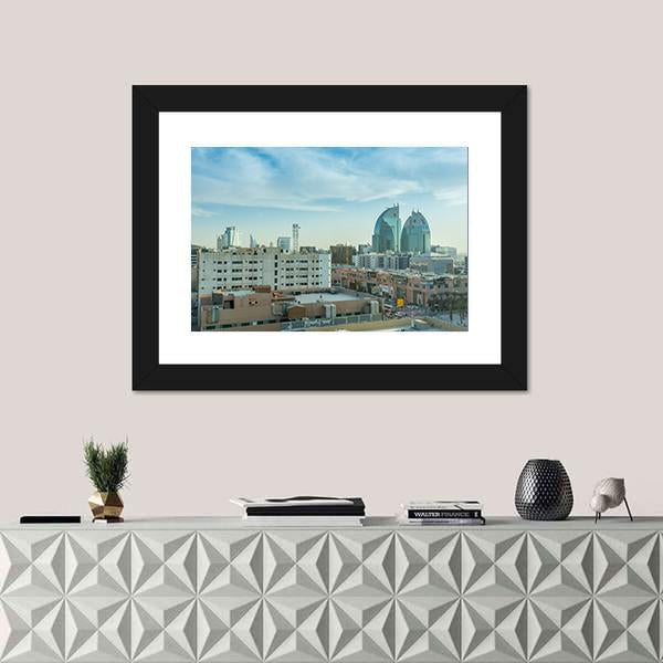 View Of Riyadh Saudi Arabia Panoramic Canvas Wall Art-1 Piece-36" x 12"-Tiaracle