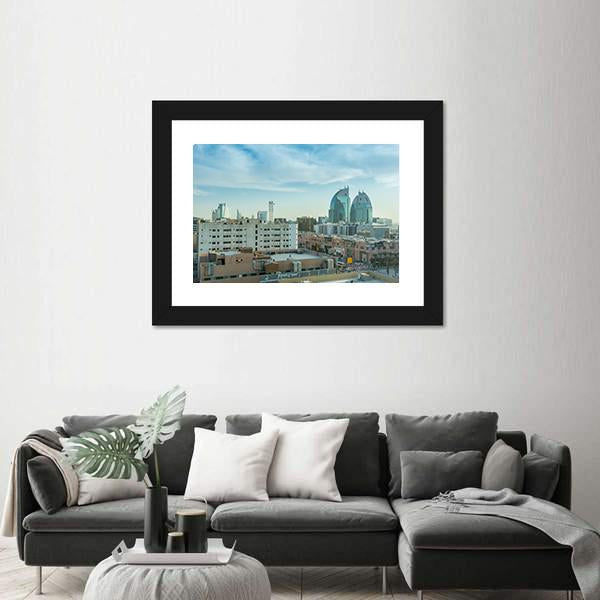 View Of Riyadh Saudi Arabia Panoramic Canvas Wall Art-1 Piece-36" x 12"-Tiaracle