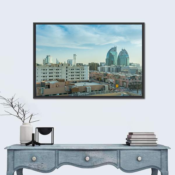 View Of Riyadh Saudi Arabia Panoramic Canvas Wall Art-1 Piece-36" x 12"-Tiaracle