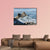 View Of Rock Formations On Lake Baikal Canvas Wall Art-1 Piece-Gallery Wrap-48" x 32"-Tiaracle