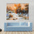 View Of Rural Winter Landscape Canvas Wall Art-4 Horizontal-Gallery Wrap-34" x 24"-Tiaracle