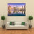 View Of San Diego Cityscape At Night Canvas Wall Art-5 Horizontal-Gallery Wrap-22" x 12"-Tiaracle