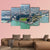 View Of San Francisco Skyline Canvas Wall Art-3 Horizontal-Gallery Wrap-25" x 16"-Tiaracle