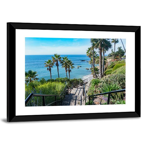 View Of Scenery Around Laguna Beach In California Canvas Wall Art-3 Horizontal-Gallery Wrap-25" x 16"-Tiaracle