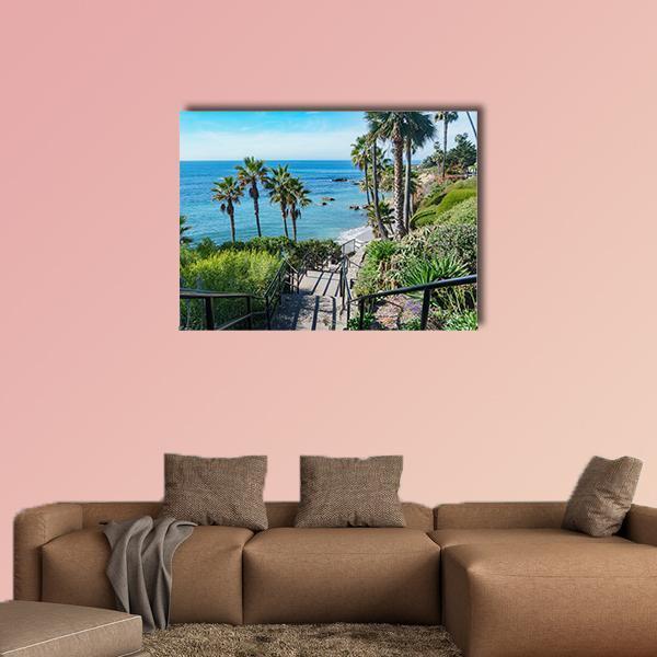View Of Scenery Around Laguna Beach In California Canvas Wall Art-1 Piece-Gallery Wrap-48&quot; x 32&quot;-Tiaracle