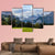 View Of Swiss Alps From Wengen Canvas Wall Art-3 Horizontal-Gallery Wrap-37" x 24"-Tiaracle