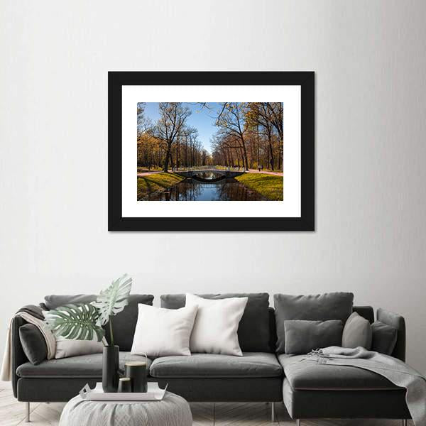 View Of The Alexander Park in Pushkin Canvas Wall Art-3 Horizontal-Gallery Wrap-25" x 16"-Tiaracle