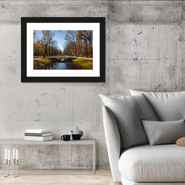 View Of The Alexander Park in Pushkin Canvas Wall Art-3 Horizontal-Gallery Wrap-25" x 16"-Tiaracle