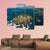 View Of The Cavalli Islands Canvas Wall Art-3 Horizontal-Gallery Wrap-25" x 16"-Tiaracle