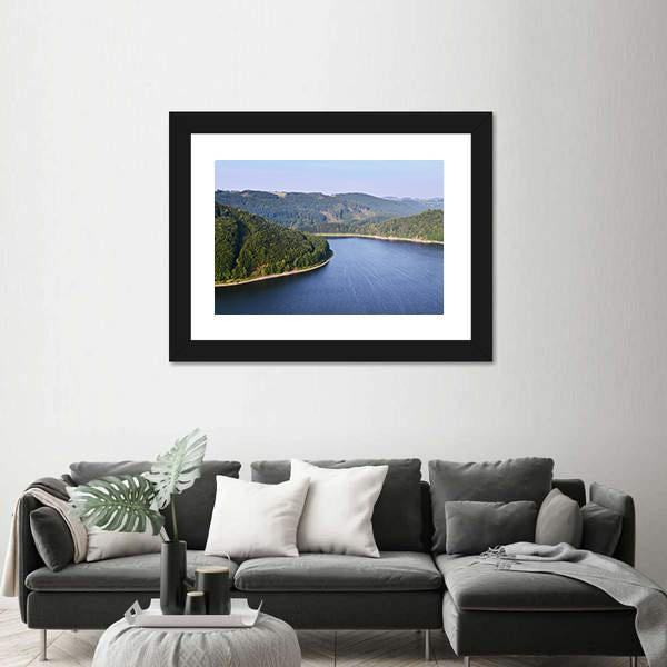View Of The Coast Canvas Wall Art-3 Horizontal-Gallery Wrap-25" x 16"-Tiaracle
