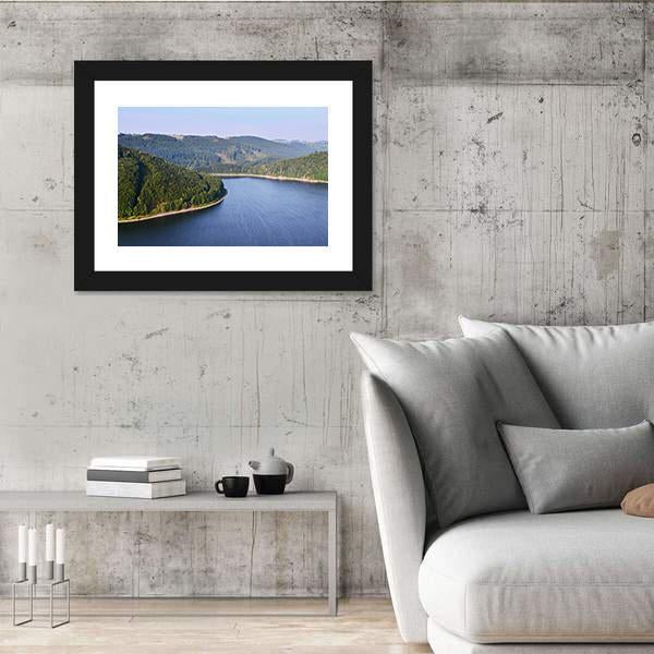 View Of The Coast Canvas Wall Art-3 Horizontal-Gallery Wrap-25" x 16"-Tiaracle