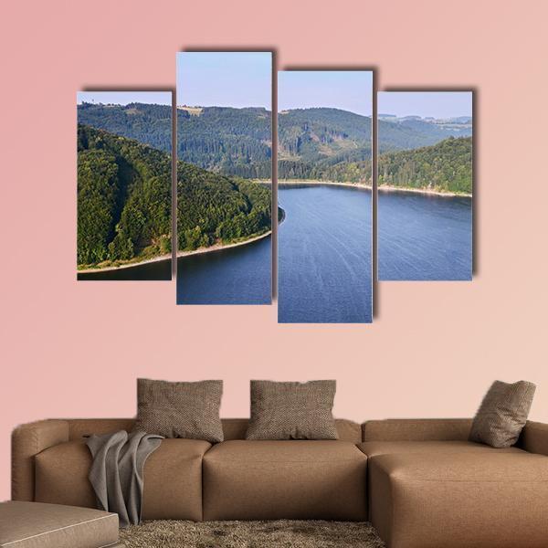 View Of The Coast Canvas Wall Art-4 Pop-Gallery Wrap-50" x 32"-Tiaracle