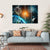 View Of The Earth From Space Canvas Wall Art-4 Horizontal-Gallery Wrap-34" x 24"-Tiaracle