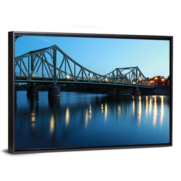 View Of The Glienicker Bridge Canvas Wall Art-5 Horizontal-Gallery Wrap-22" x 12"-Tiaracle