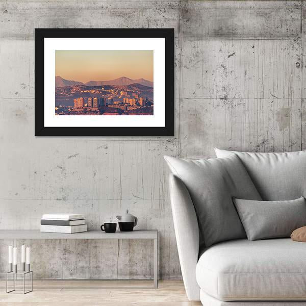 View Of The Hills Overlooking Valparaiso Canvas Wall Art-3 Horizontal-Gallery Wrap-25" x 16"-Tiaracle