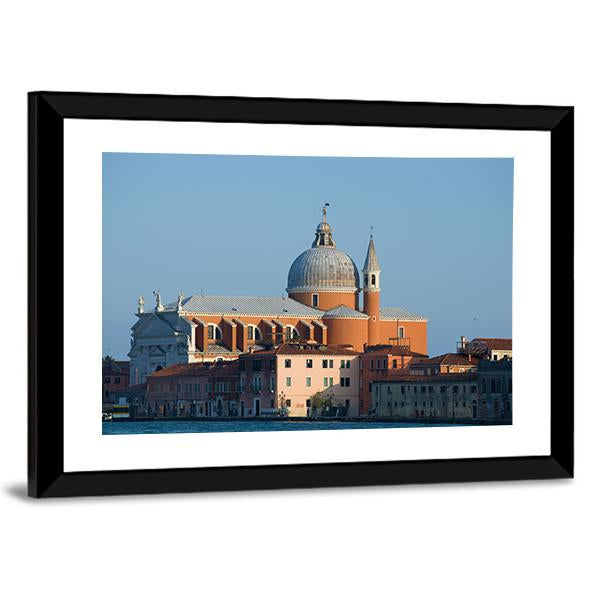 View Of The Il Redentore Church In Italy Canvas Wall Art-3 Horizontal-Gallery Wrap-25" x 16"-Tiaracle
