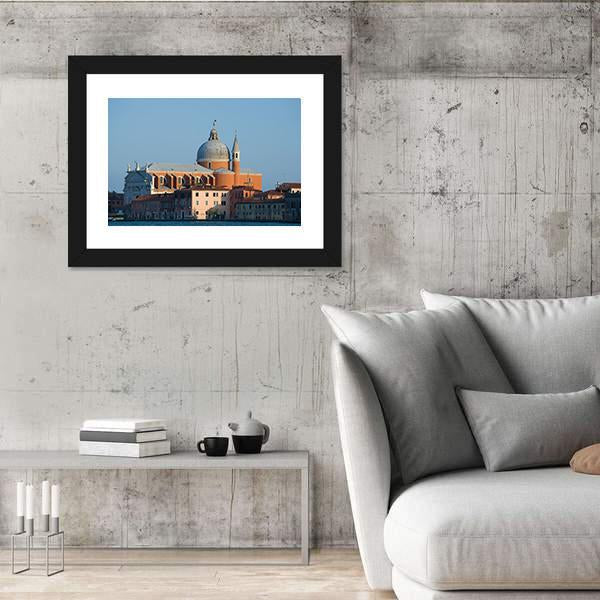 View Of The Il Redentore Church In Italy Canvas Wall Art-3 Horizontal-Gallery Wrap-25" x 16"-Tiaracle