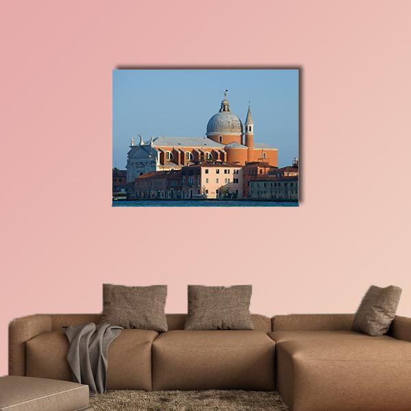 View Of The Il Redentore Church In Italy Canvas Wall Art-1 Piece-Gallery Wrap-48" x 32"-Tiaracle