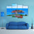 View Of The Island Of St. Stephen in Montenegro Canvas Wall Art-4 Pop-Gallery Wrap-50" x 32"-Tiaracle