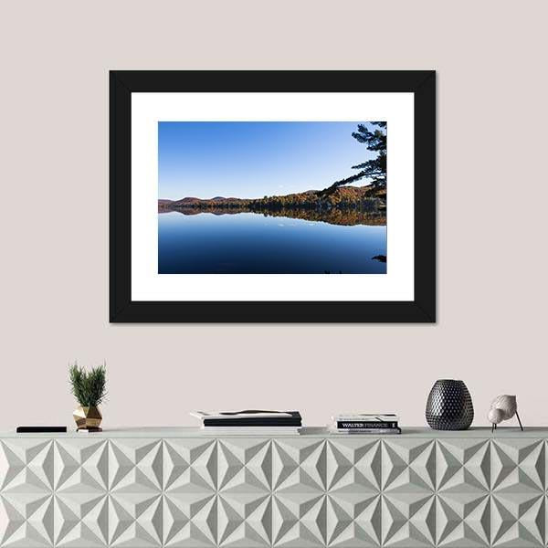 View Of The Lake Superieur In Quebec Canvas Wall Art-1 Piece-Framed Print-20" x 16"-Tiaracle