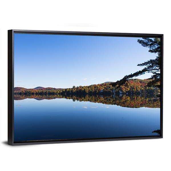 View Of The Lake Superieur In Quebec Canvas Wall Art-3 Horizontal-Gallery Wrap-25" x 16"-Tiaracle