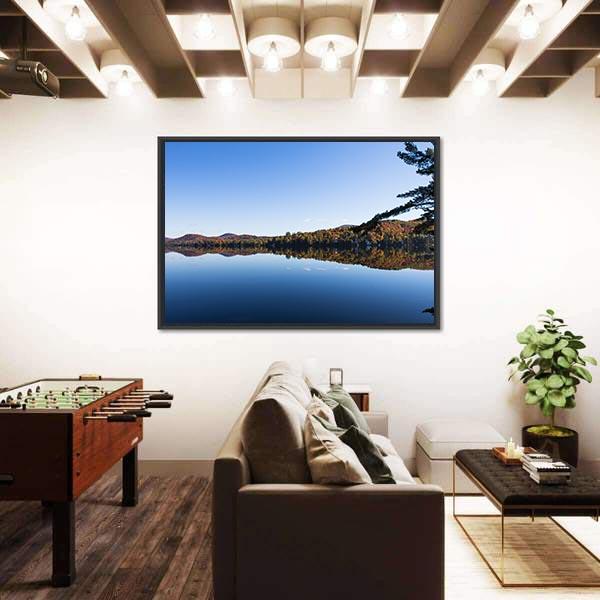 View Of The Lake Superieur In Quebec Canvas Wall Art-3 Horizontal-Gallery Wrap-25" x 16"-Tiaracle
