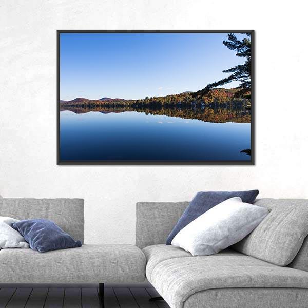 View Of The Lake Superieur In Quebec Canvas Wall Art-3 Horizontal-Gallery Wrap-25" x 16"-Tiaracle