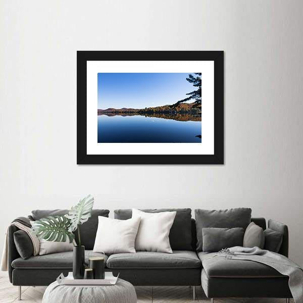 View Of The Lake Superieur In Quebec Canvas Wall Art-3 Horizontal-Gallery Wrap-25" x 16"-Tiaracle
