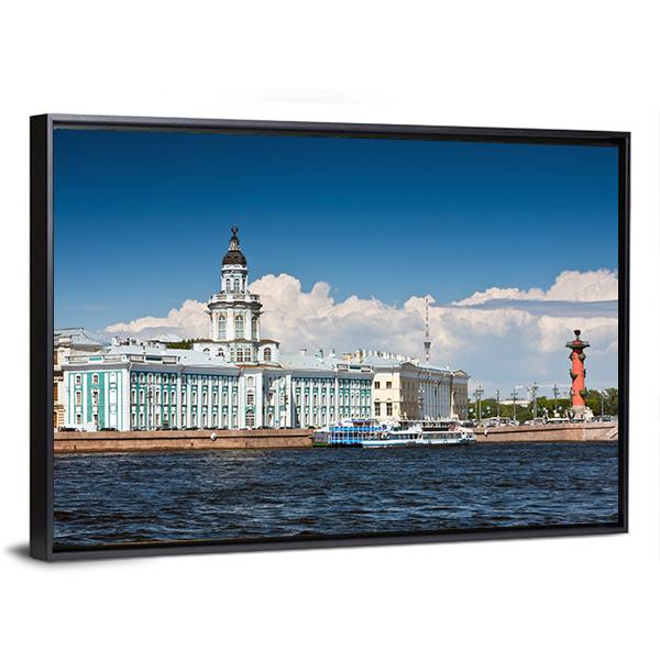 Landmarks Of St. Petersburg Kunstkammer Canvas Wall Art-3 Horizontal-Gallery Wrap-25" x 16"-Tiaracle