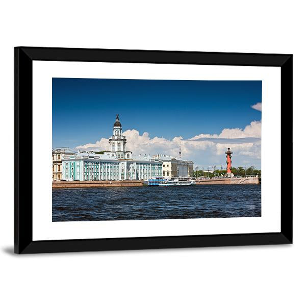 Landmarks Of St. Petersburg Kunstkammer Canvas Wall Art-3 Horizontal-Gallery Wrap-25" x 16"-Tiaracle