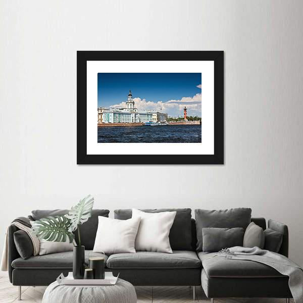 Landmarks Of St. Petersburg Kunstkammer Canvas Wall Art-3 Horizontal-Gallery Wrap-25" x 16"-Tiaracle