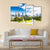 View Of The Melbourne City Canvas Wall Art-4 Pop-Gallery Wrap-50" x 32"-Tiaracle