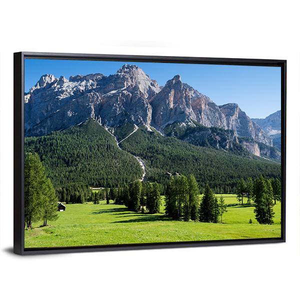 View Of The Mount Of Alta Badia Canvas Wall Art-3 Horizontal-Gallery Wrap-25" x 16"-Tiaracle