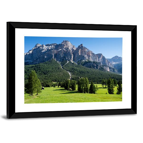 View Of The Mount Of Alta Badia Canvas Wall Art-3 Horizontal-Gallery Wrap-25" x 16"-Tiaracle