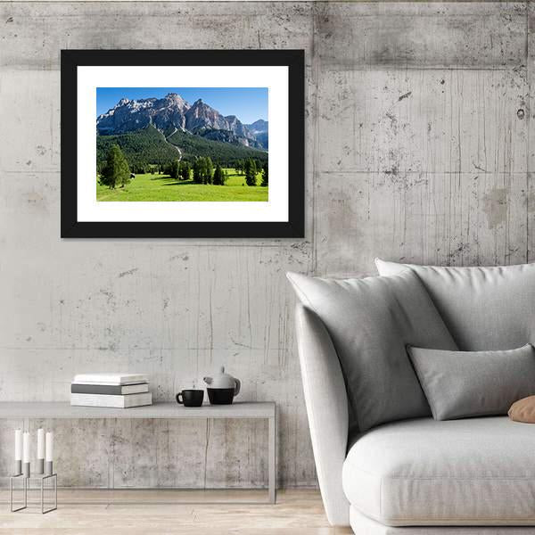 View Of The Mount Of Alta Badia Canvas Wall Art-3 Horizontal-Gallery Wrap-25" x 16"-Tiaracle