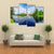 View Of The Olavinlinna Castle Canvas Wall Art-4 Pop-Gallery Wrap-50" x 32"-Tiaracle