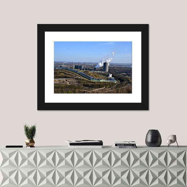 View Of The Ruhr Region Canvas Wall Art-1 Piece-Framed Print-20" x 16"-Tiaracle