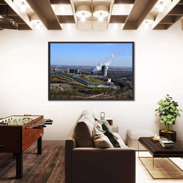 View Of The Ruhr Region Canvas Wall Art-3 Horizontal-Gallery Wrap-25" x 16"-Tiaracle