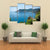 View Of The Sea In Front Of The Coast Of Liguria Canvas Wall Art-4 Pop-Gallery Wrap-50" x 32"-Tiaracle