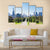 View Of The Skyline In Melbourne Canvas Wall Art-5 Pop-Gallery Wrap-47" x 32"-Tiaracle