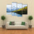 View Of The Snow Rocky Massif Canvas Wall Art-4 Pop-Gallery Wrap-50" x 32"-Tiaracle
