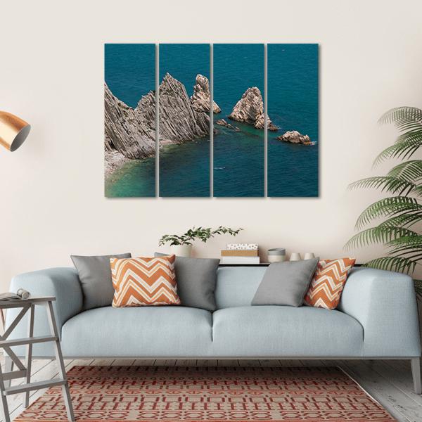 View Of The Two Sister In Italy Canvas Wall Art-4 Horizontal-Gallery Wrap-34" x 24"-Tiaracle