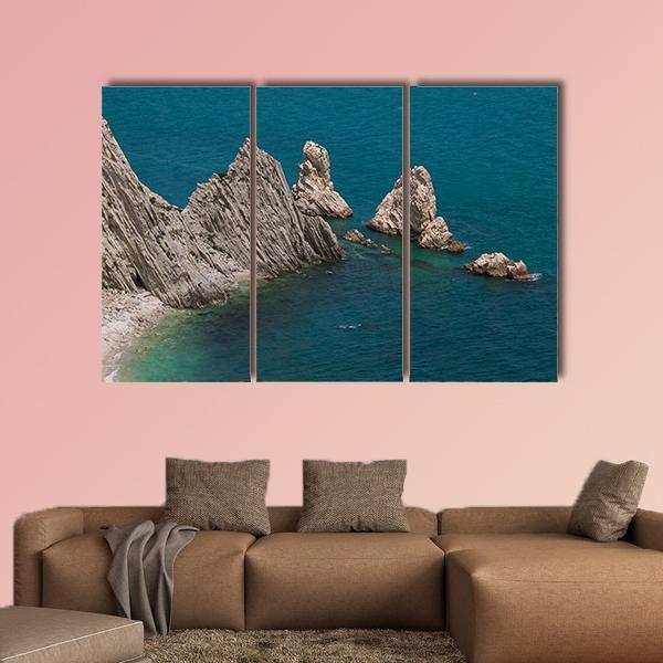 View Of The Two Sister In Italy Canvas Wall Art-3 Horizontal-Gallery Wrap-25" x 16"-Tiaracle